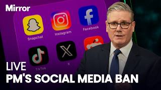 LIVE: Keir Starmer to announce a SOCIAL MEDIA BAN for under-16s