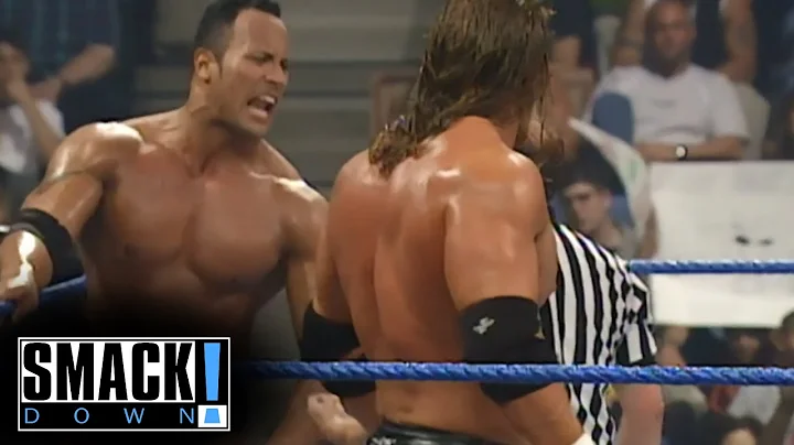 The Rock & Chris Jericho Goes Crazy On Chris Benoit, Triple H, Shane McMahon - SMACKDOWN!