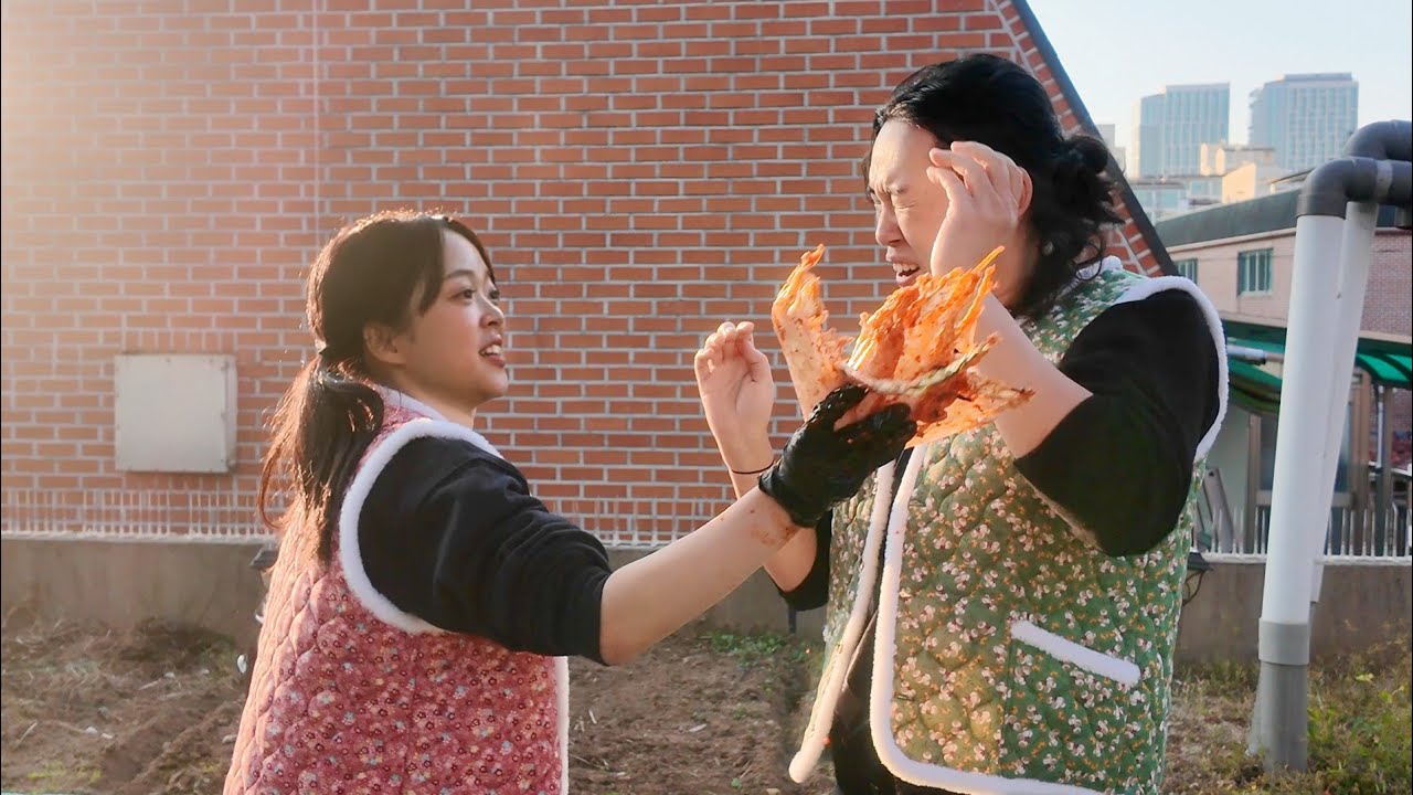 김장김치 맛 없으면 김치싸대기❤️ (with 딕헌터)