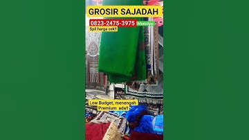 Thumbnail of SPIL HARGA GROSIR SAJADAH MURAH! SEMUA TINGKATAN ADA!BUAT PEDAGANG  SEINDONESIA TERNYATA BELI DISINI