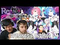 RE:ZERO Openings + Endings REACTION! || Anime OP Reaction
