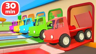 Car cartoons for kids. Helper cars cartoon full episodes. Learn colors \& Car cartoon for kids.