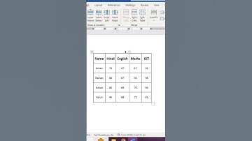 How to Insert A New Column😮 #word #winword #msword #shortsvideo #shorts #eca #computer #column