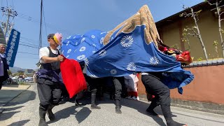 令和６年度 矢高諏訪神社春季祭典 上山獅子舞 - 中平獅子舞 [交換舞]