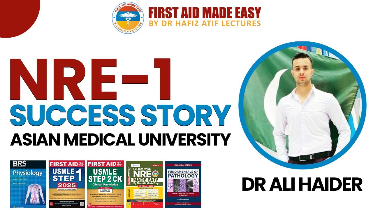 Dr Ali Haider's LIFE-CHANGING NRE-1 Tips After Many Months of Struggle! |FAME Academy |Success Story