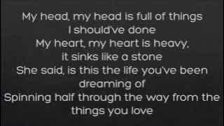 It's Not Right For You - The Script (Official Lyrics Video)