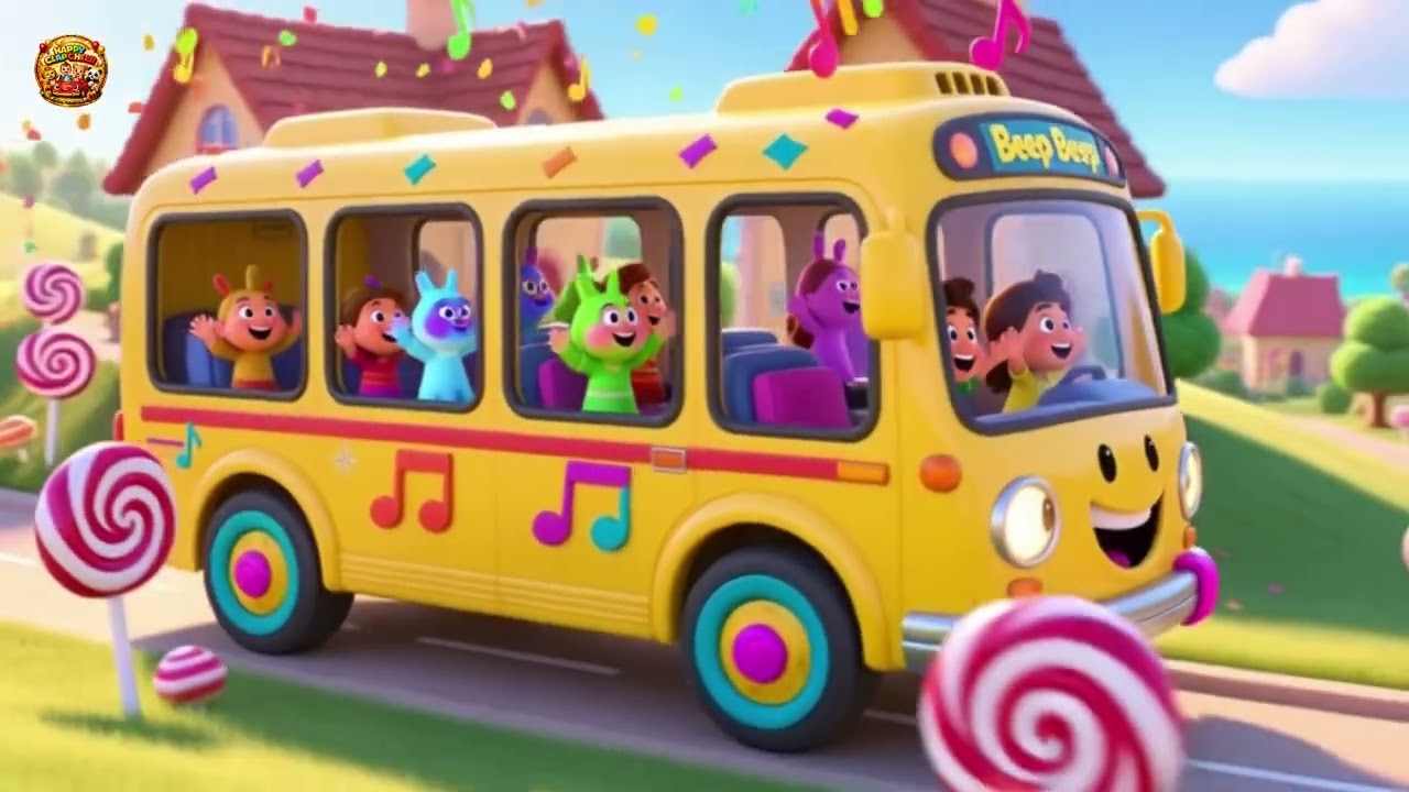 Beep Beep Bus Ride 🚌 | Fun Travel Song for Kids | Sing Along Adventure