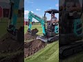 Mini excavators are easy to operate; even beginners can get the hang of them quickly. #digger