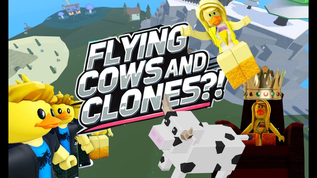 Flying Cows And Clones Ducks Go Wild In Roblox Fling Madness 