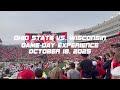 Ohio State Vs. Wisconsin Game-day Experience. October 18, 2025