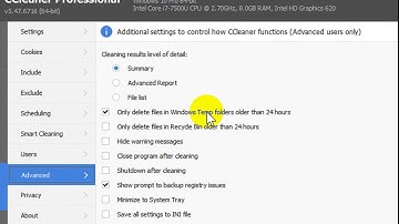 How To Enable Only Delete files in Recycle Bin older than 24 hours in CCleaner