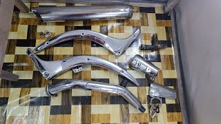 Suzuki Intruder VL400 VL800 Exhausts and Side Fairings Restoration Part 19.