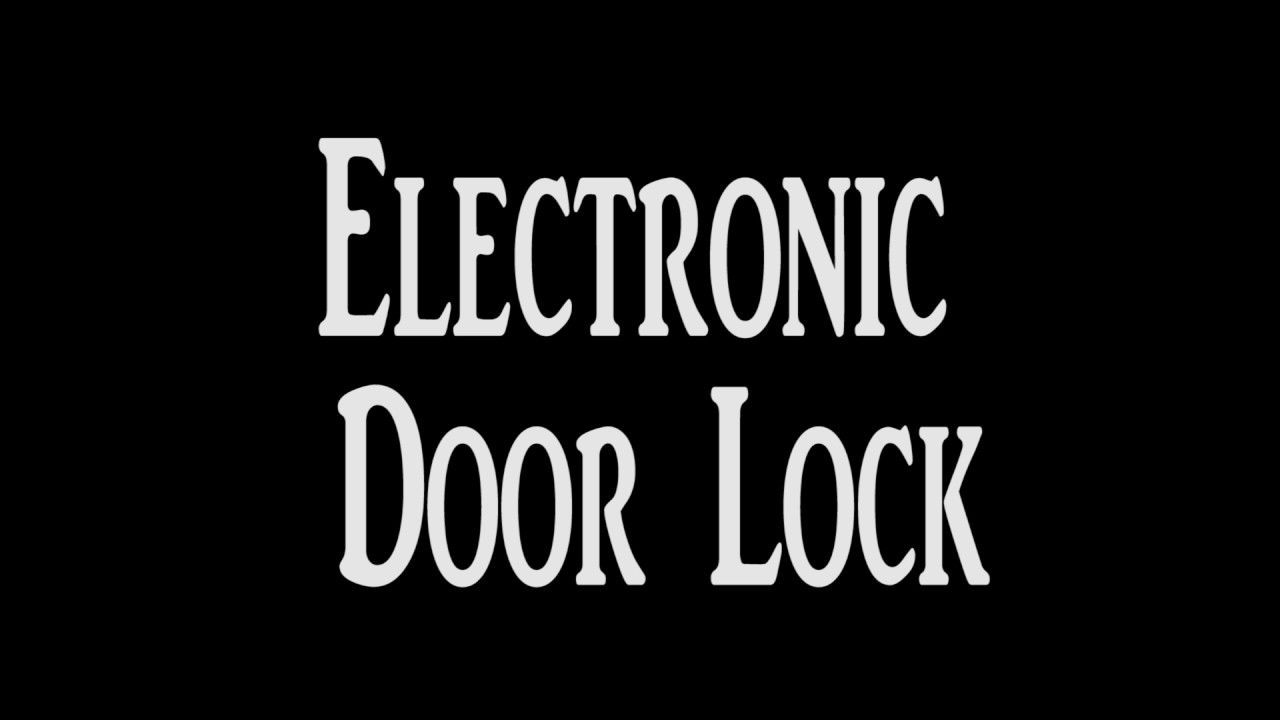 Eletronic Door Lock Sound Effect YouTube