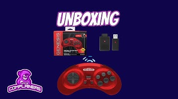 Retrobit SEGA Genesis Crimson Red Controller Unboxing