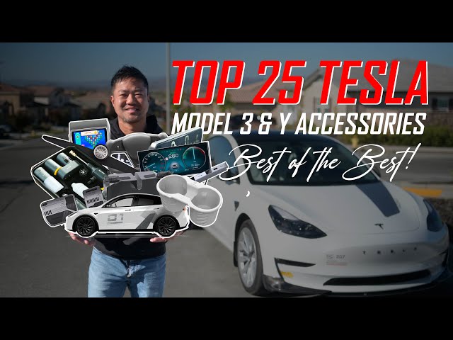 Top 25 Best Tesla Model 3 & Y accessories for 2024! 