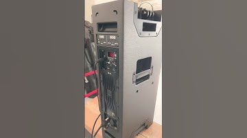 Sound testing the new RCF KXL4 😍😍