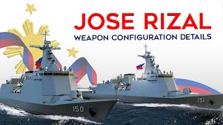 Philippine Jose Rizal Frigates Weapon Configuration Details - Complicated And Controversial