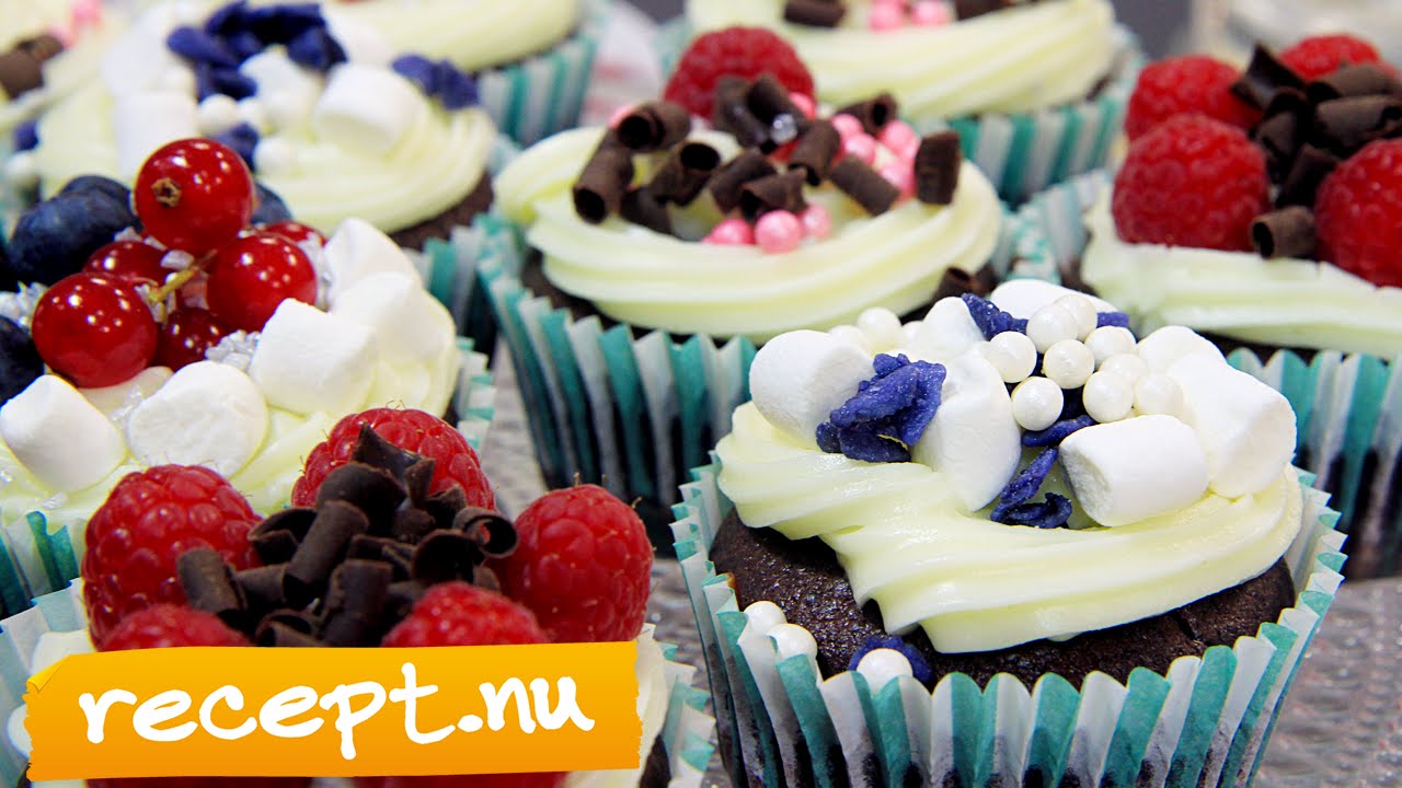 Mitt kök: Birgitta Rasmussons chokladcupcakes - TV4