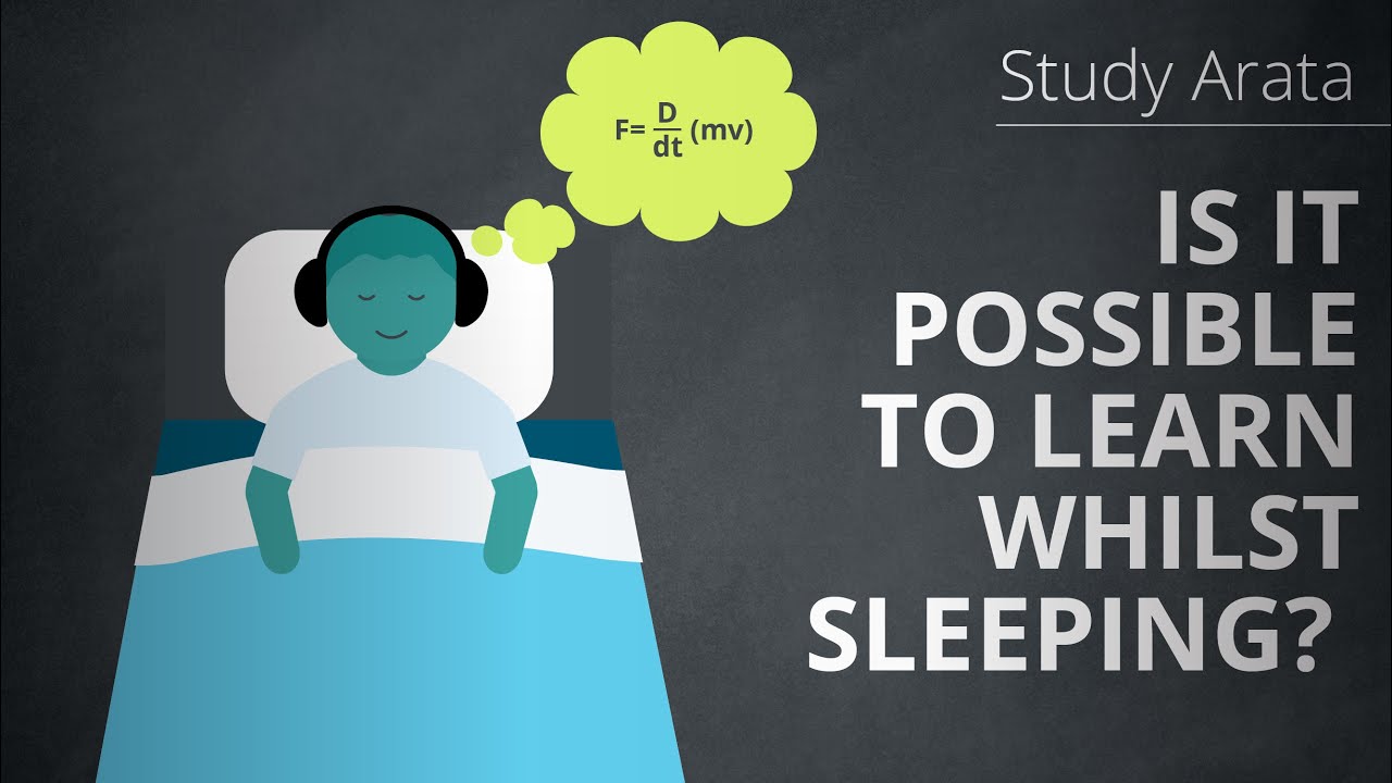 What science says about learning while sleeping | Study Arata 23