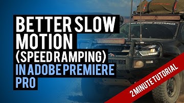 Speed Ramping: How to get smooth slow motion (Adobe Premiere Pro 2020)