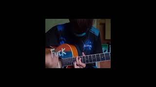 blink 182 - time to break up [acoustic cover] #shorts