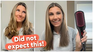 My real thoughts on using this Straightening brush?!