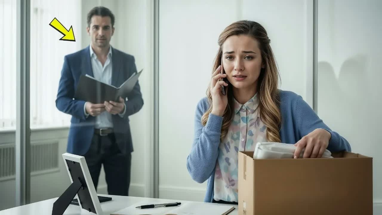 Donna timida faceva valigie dopo tradimento del marito — finché CEO sentì conversazione…