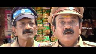 Some Villagers Escaping From The Bank Loans & Police Takes A Decision - Guruswamy Tamil Movie Scene