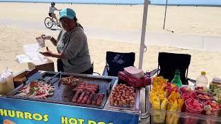 Beautiful day, Venice Beach, Venice Boardwalk, California, walking with me and enjoying a nice view