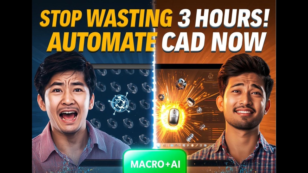 Automate CAD with Macros + AI Before Your Job Automates You! - YouTube