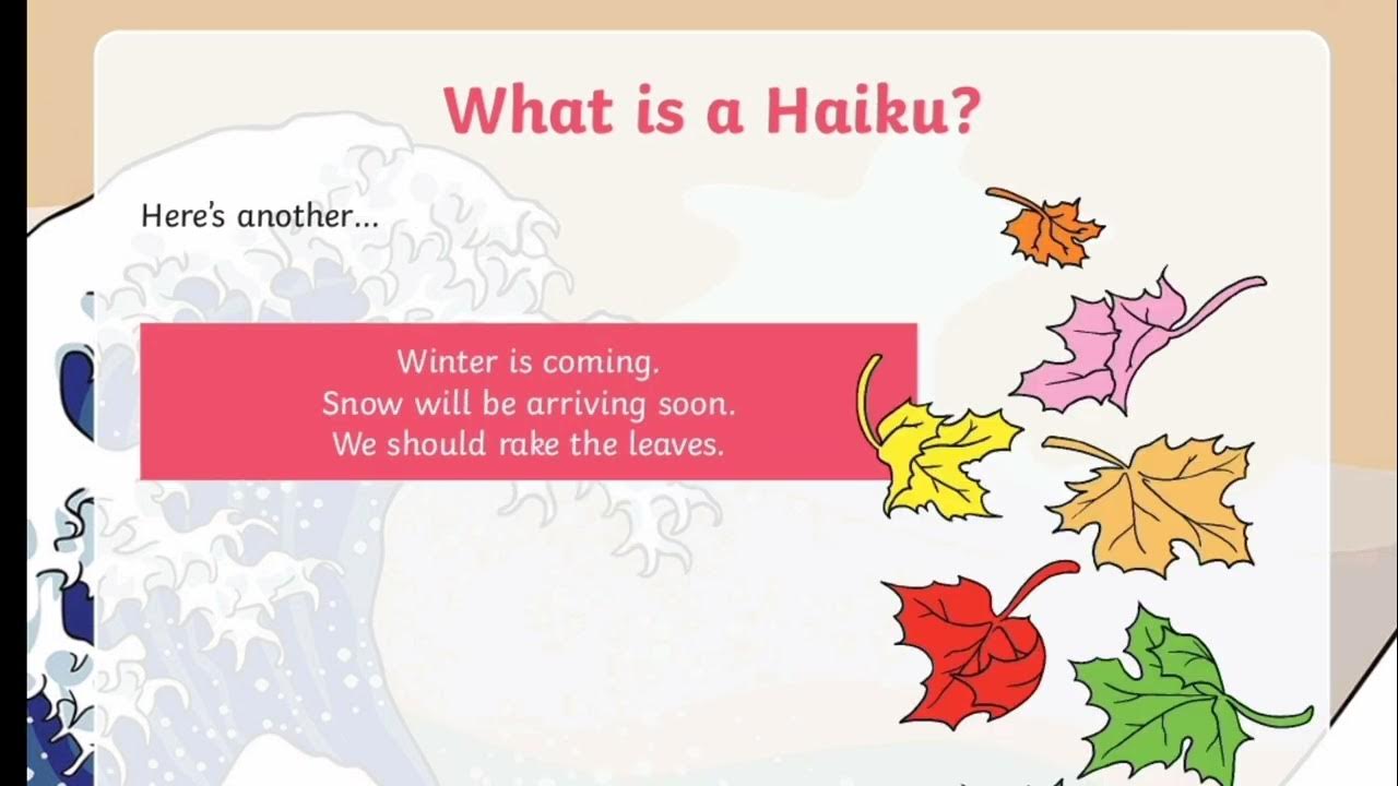 Master Haiku in 3 Easy Steps! | Haiku Poetry lesson for Beginners ...