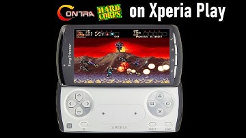 Xperia Play in 2021 - Sega Genesis emulator - Contra Hard Corps