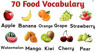 70 Food Vocabulary In English With Pictures  | Common Food Name  | Food Vocabulary