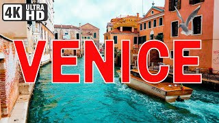 Venice - Italy Canal Tour 4K-Scenic Relaxation Film With Calming Music - 4K Video Ultra HD