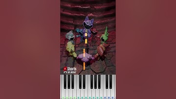 Smiling Critters call for CatNap (Poppy Playtime 3) @EddiePlaytimeShorts - Piano Tutorial