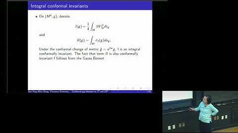 Conformal gap theorems of $S^4$ and $CP^2$ - Alice Chang [2017]