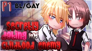 Secretly Dating my Childhood Enemy || GAY/BL || GCMM - GLMM || Gacha Club Mini Movie FULL MOVIE