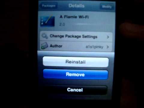 CydiaからダウンロードしたiPodtouchまたはiPhoneからコンテンツを削除する方法