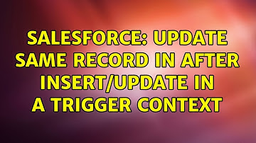 Salesforce: Update same record in after insert/update in a trigger context