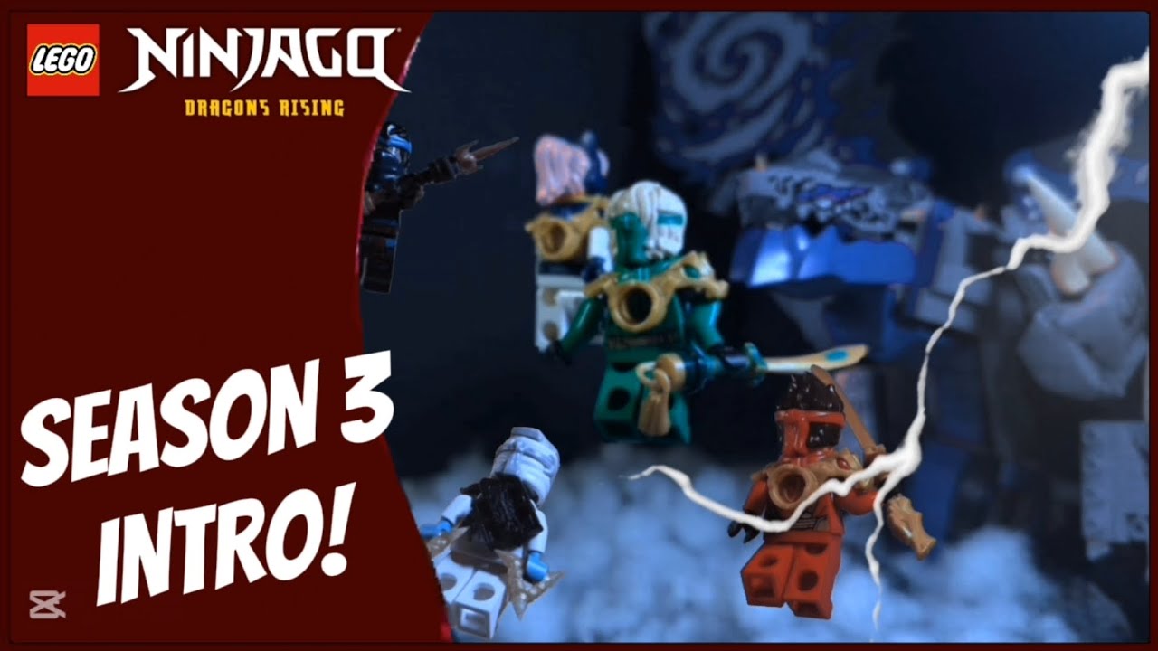 Ninjago Dragons Rising season 3 Part 2 intro stop motion recreation
