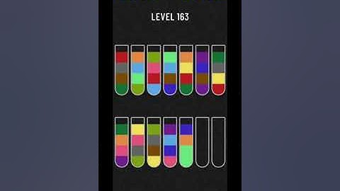 Water sort puzzle level 163