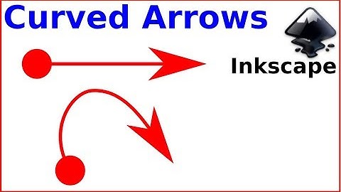 How to draw a curved arrow in Inkscape