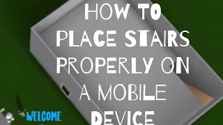 HOW TO PLACE STAIRS ON A IPHONE , IPAD OR TABLET ON BLOXBURG! HOW TO PLACE STAIRS ON A IPHONE , IPAD OR TABLET ON BLOXBURG!
