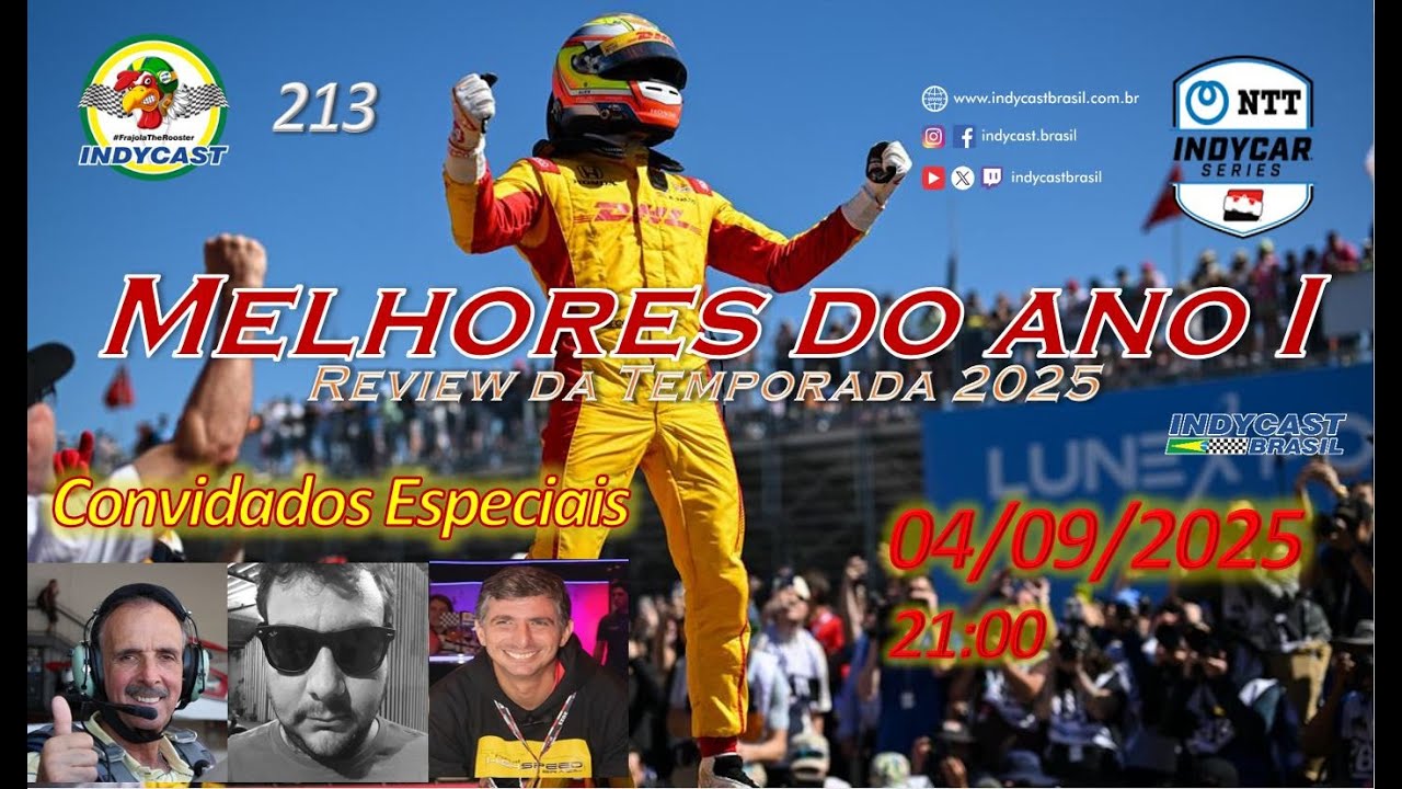 IndyCast Brasil #213 #Balanço #IndyCar #Análise - Melhores do Ano 2025