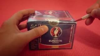 ASMR Euro 2016 Stickers Unboxing x 100 Packs With Countdown screenshot 1