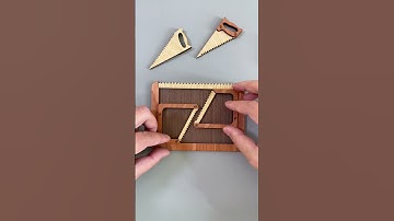 Can you put four saws into the frame?#puzzles  #IQ #iqtest