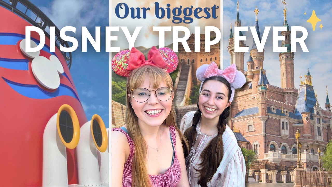 I booked TWO unexpected Disney trips... 👀 Three countries, two disney parks & one ship 💫🌟