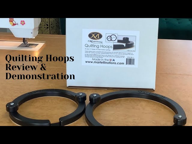 Free Motion Quilting Hoop Set