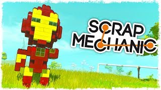 БИТВА РОБОТОВ В SCRAP MECHANIC!!!