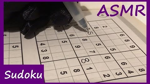 ASMR - Sudoku - No Talking - Gloved Asmrtist